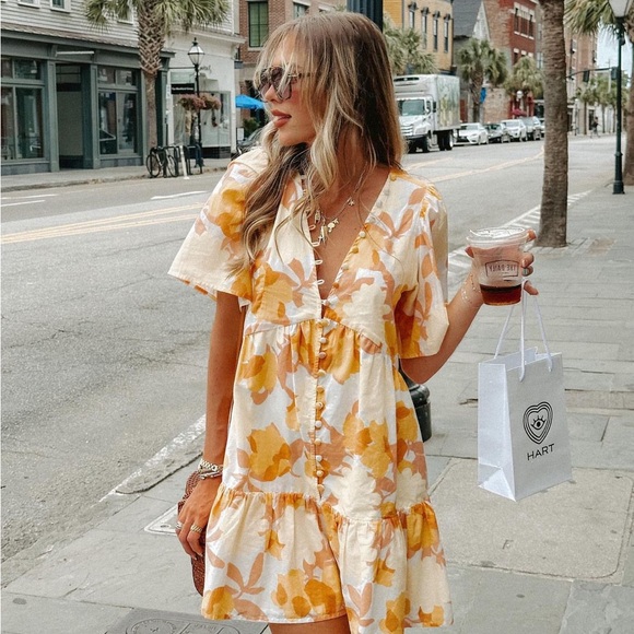 NWT Monika Babydoll Dress - Picture 1 of 8